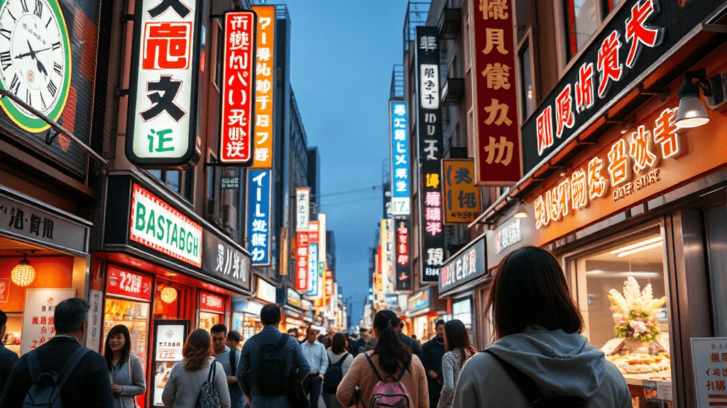 신사이바시 여행 팁: 준비사항 & 추가 정보 (realistic 스타일)