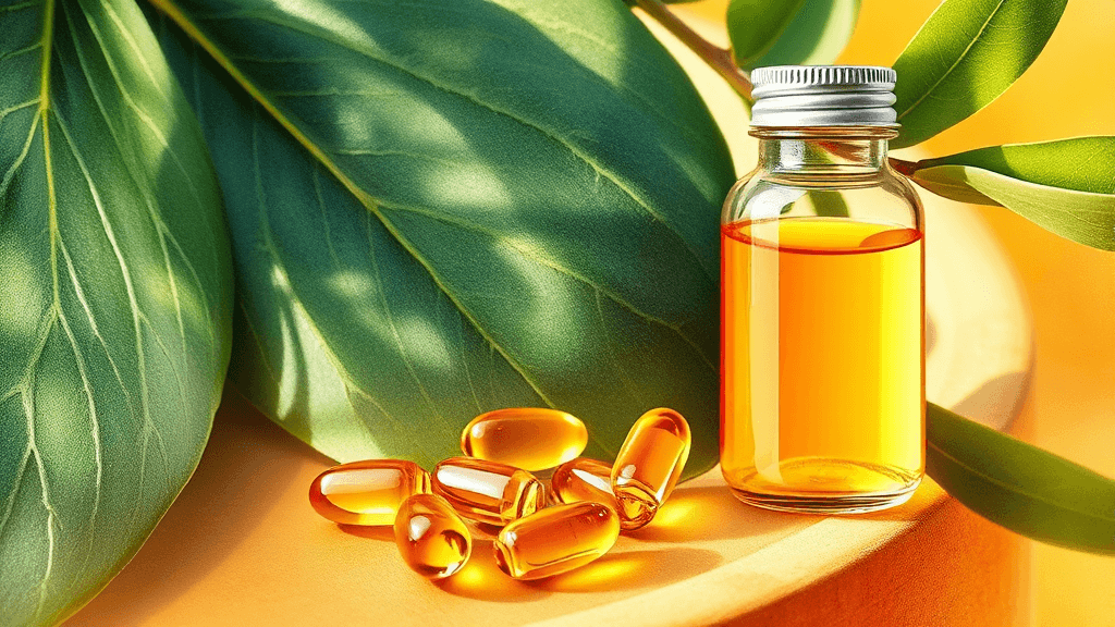 혈당 조절에 도움을 주는 건강기능식품 (realistic 스타일)