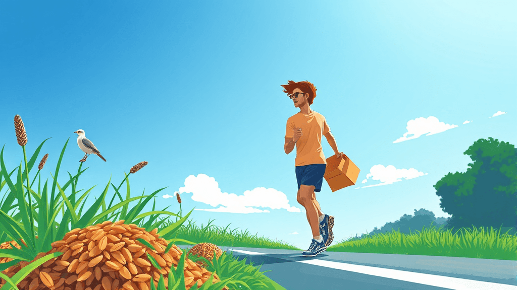 혈당 관리, 꾸준한 노력과 변화 (illustration 스타일)