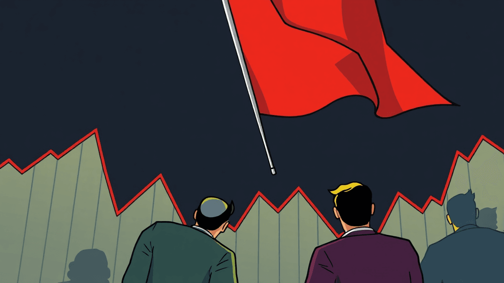 상장폐지 절차, 어떻게 진행될까? (cartoon 스타일)