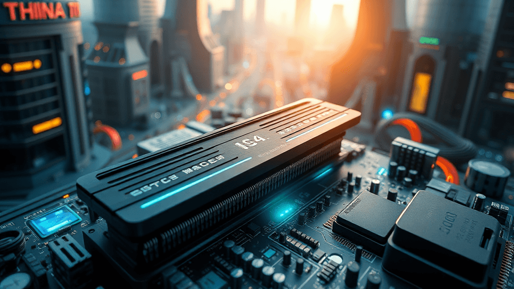 DDR5 램 업그레이드 시 고려사항 (realistic 스타일)